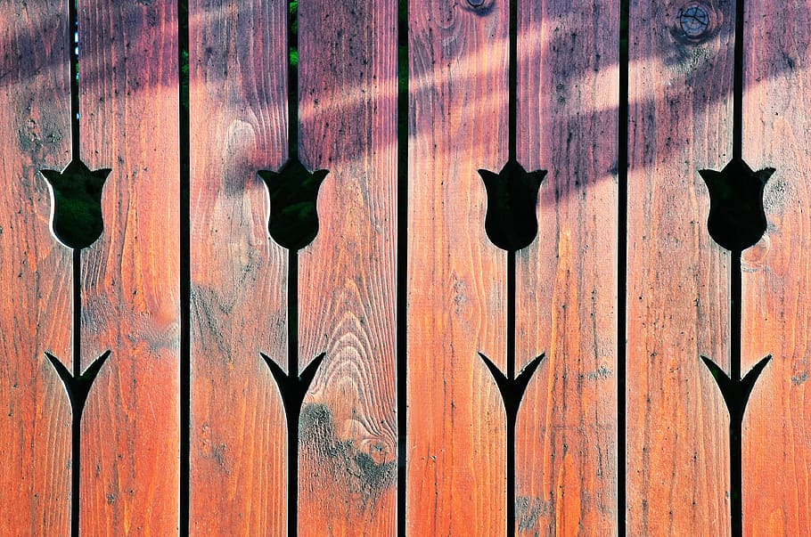 structure, fence, tulip, sample, folk, motif, background, wood, wall, old
