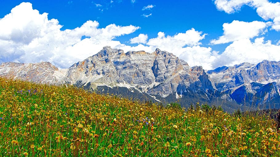 Alta Badia, Mountain, Alps, sudtyrol, dolomiti, nature, landscape, italy, alpine, sunny