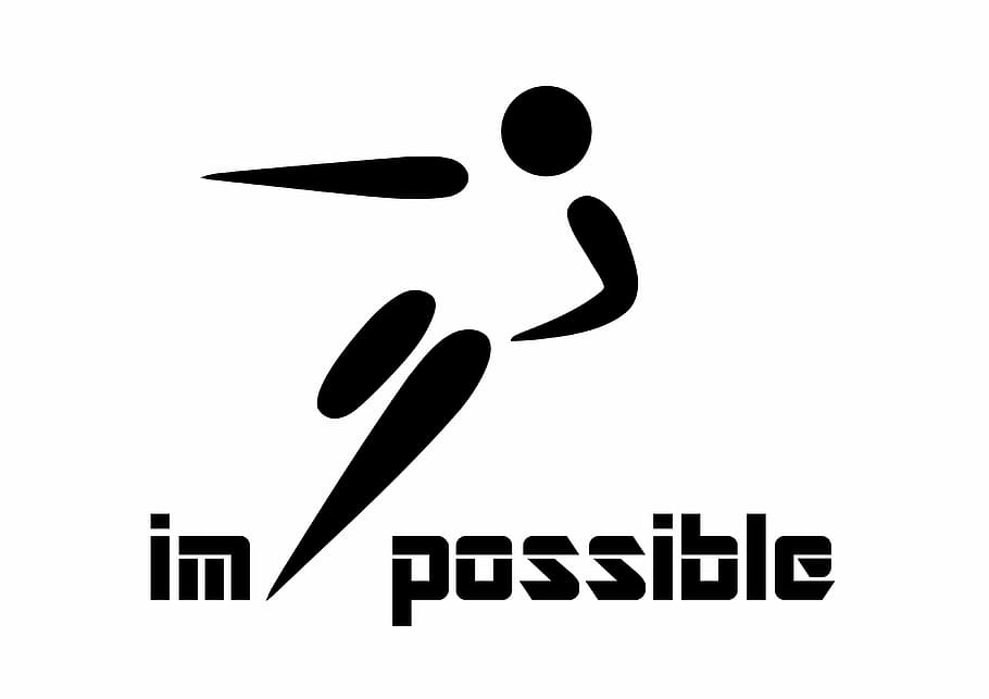 im possible logo, footballers, football player, possible, impossible, kick, shoot, conceivable, feasible, accessible
