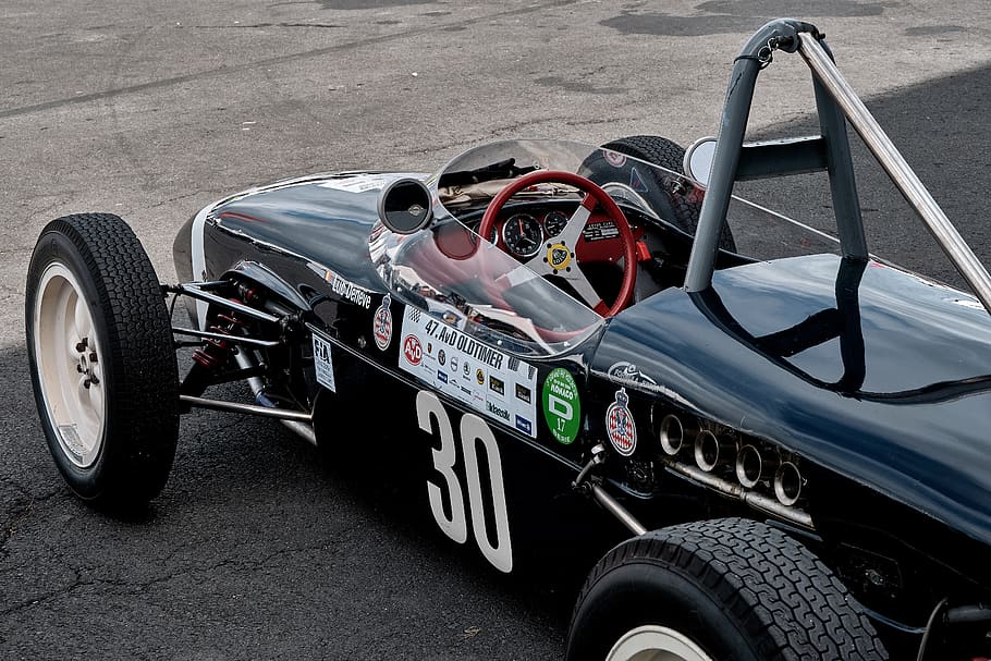 racing car, formula 1, historically, steering wheel, classic, nostalgia, dashboard, vintage, motorsport, sport
