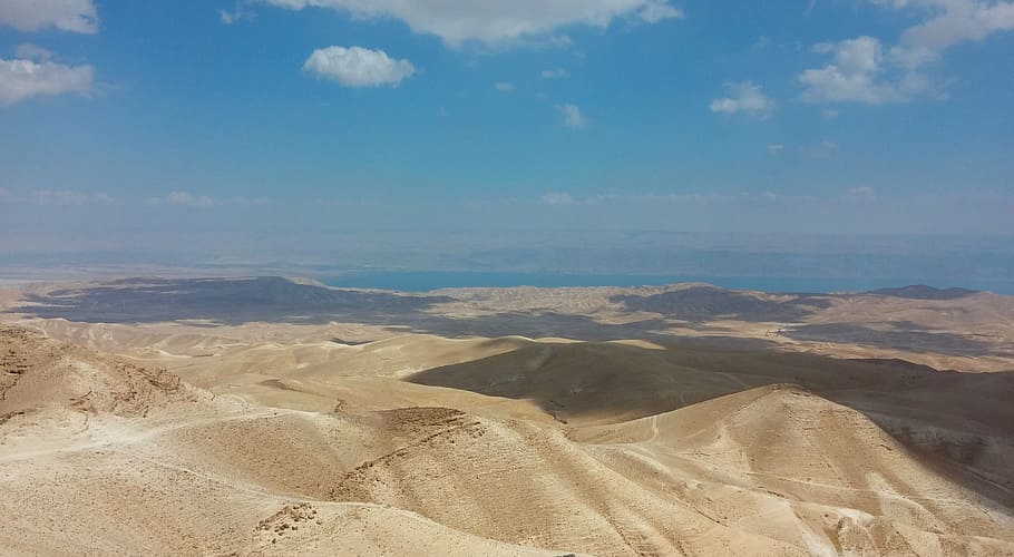 砂, 砂漠, ユダヤ砂漠, イスラエル, 風景, 丘, 空, 荒野, 自然, 自然の美しさ