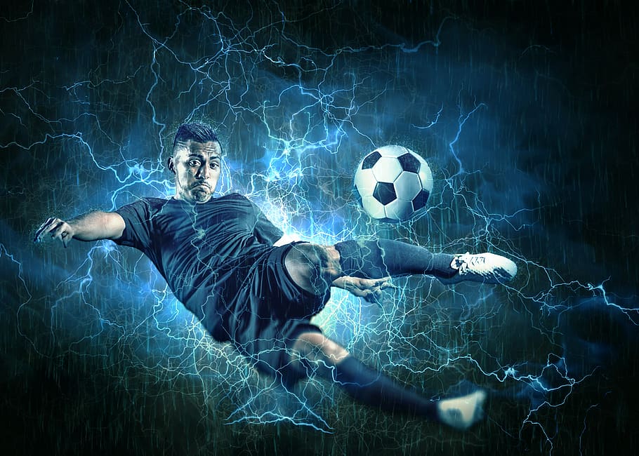 fútbol, ​​jugador, hombre, humano, persona, deporte, ​​juego, competencia, actividad, desafío