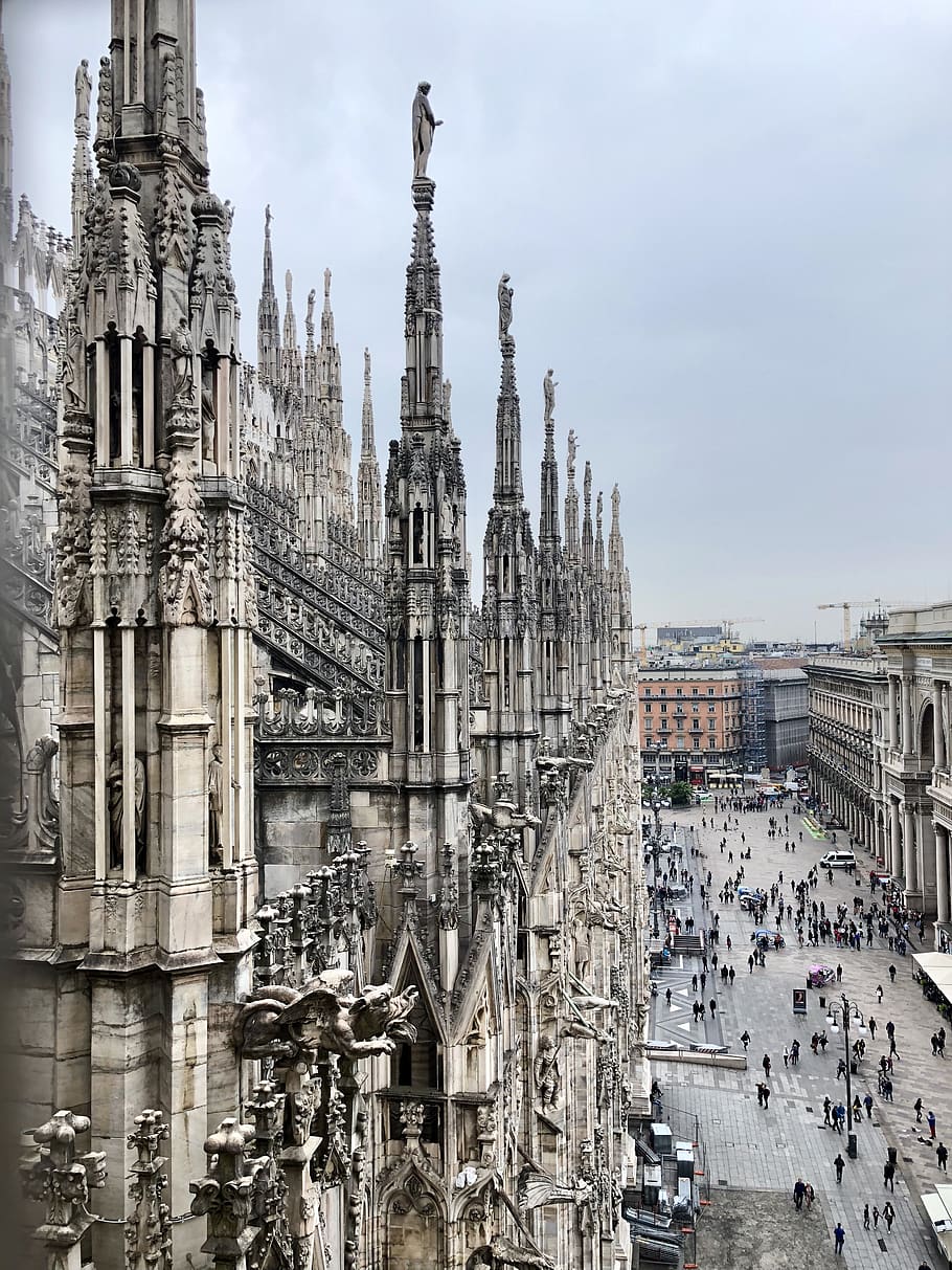 Milão, Duomo, Turismo, Igreja, Arquitetura, estrutura construída, exterior do edifício, construção, cidade, passado