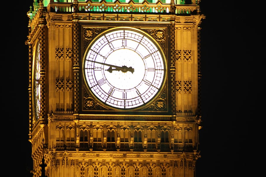 Big Ben, London, Clock, Landmark, england, united kingdom, clocktower, parliament, westminster, places of interest