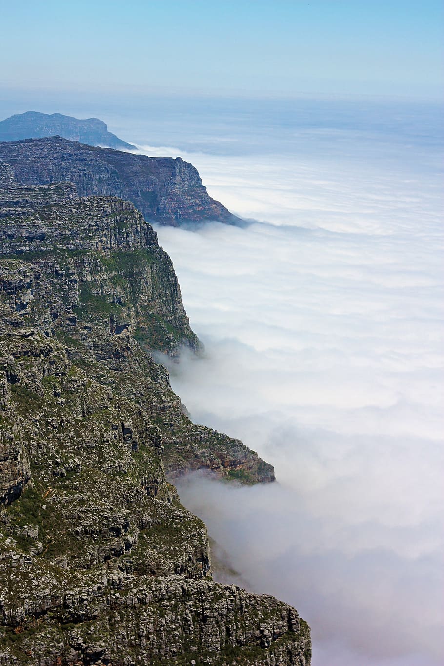 clouds, landscape, fog, monti, mountains, mountain landscape, cloud, vista, nature, mountain