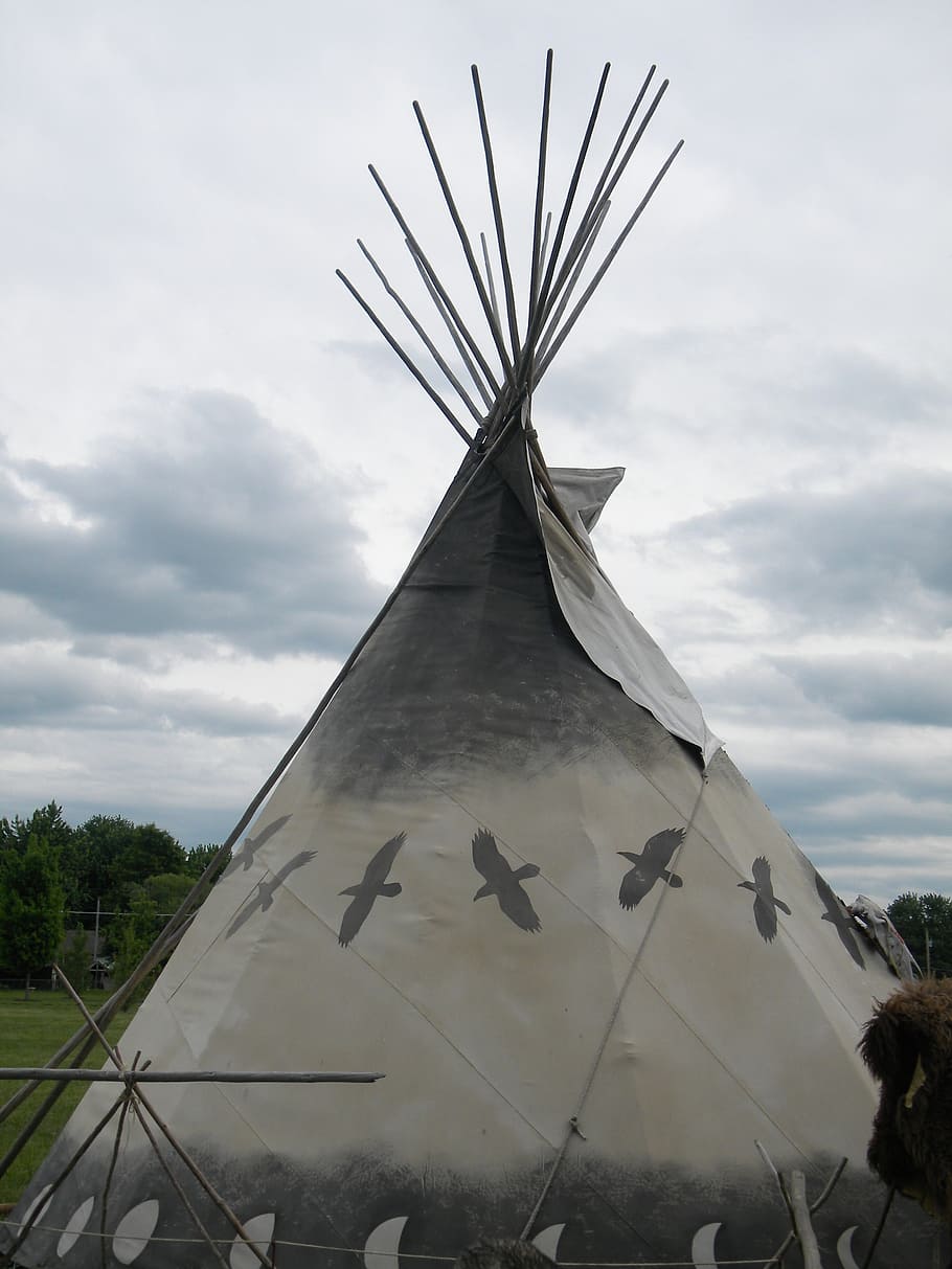 grey teepee tent, tepee, native, indian, american, shelter, wigwam, tent, indigenous, culture