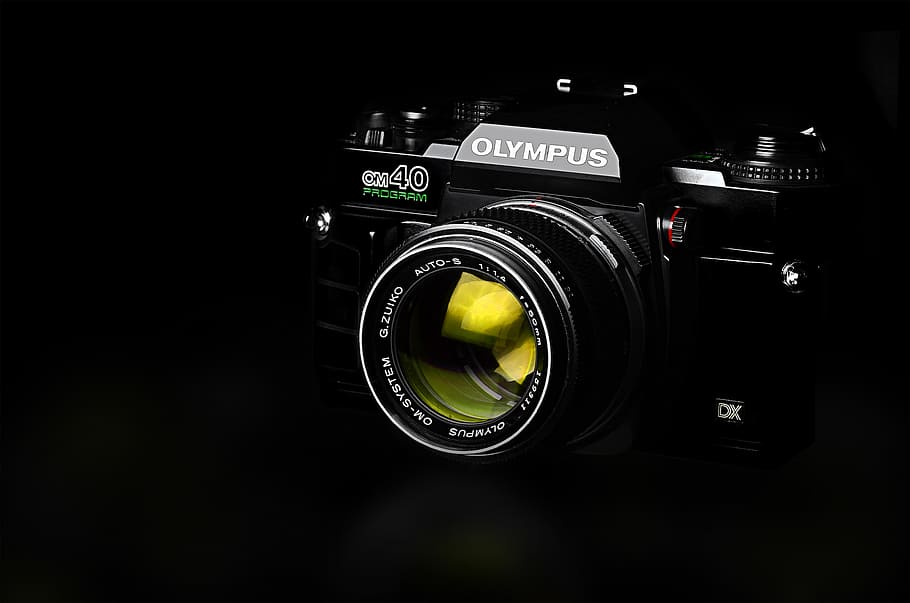 Olympus, cámara analógica, brillante, analógica, cámara, tecnología, cámara - Equipo fotográfico, equipo, fotografía Temas, lente - Instrumento óptico