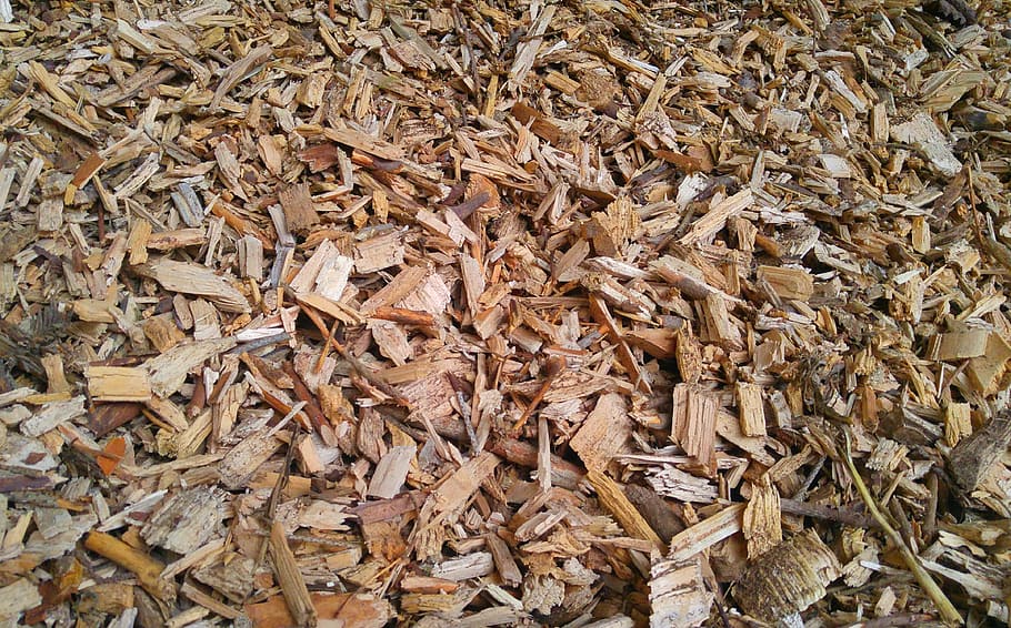 wood chips, heat, wood, natural product, storage, firewood, backgrounds, full frame, dry, high angle view