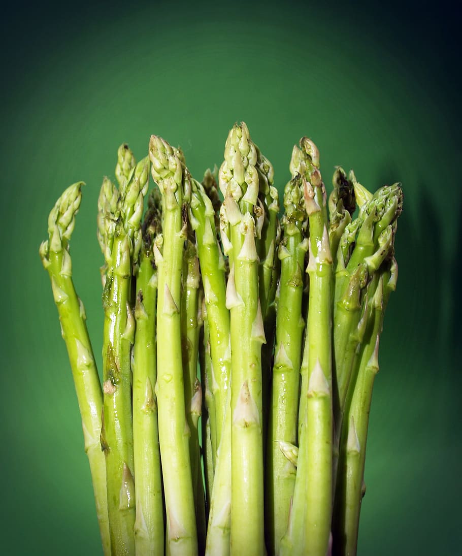 bundle of asparagus, food, asparagus, gourmet, organic, fresh, freshness, rustic, salad, health