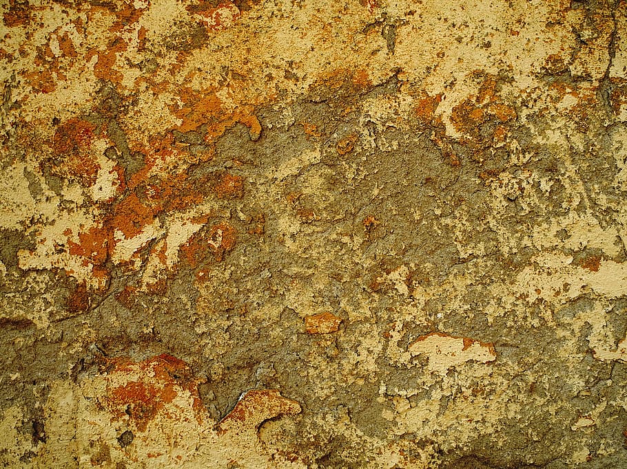 brown soil, plaster, old, texture, subsiding, structure, wall, cracked wall, full frame, textured