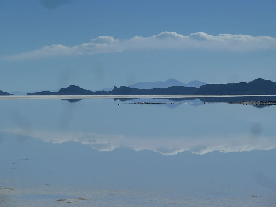 Salt Flats, Uyuni, South America, Desert, salt lake, water, reflection, flooded, sky, nature