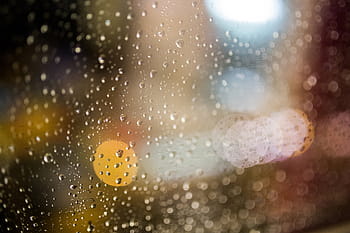 untitled, close, glass, window, rain, raining, rain drops, wet, moisture, abstract