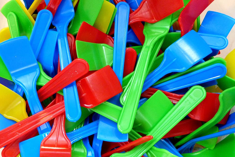 ice bucket, ice spatula, ice spade, multi colored, large group of objects, full frame, backgrounds, still life, close-up, indoors