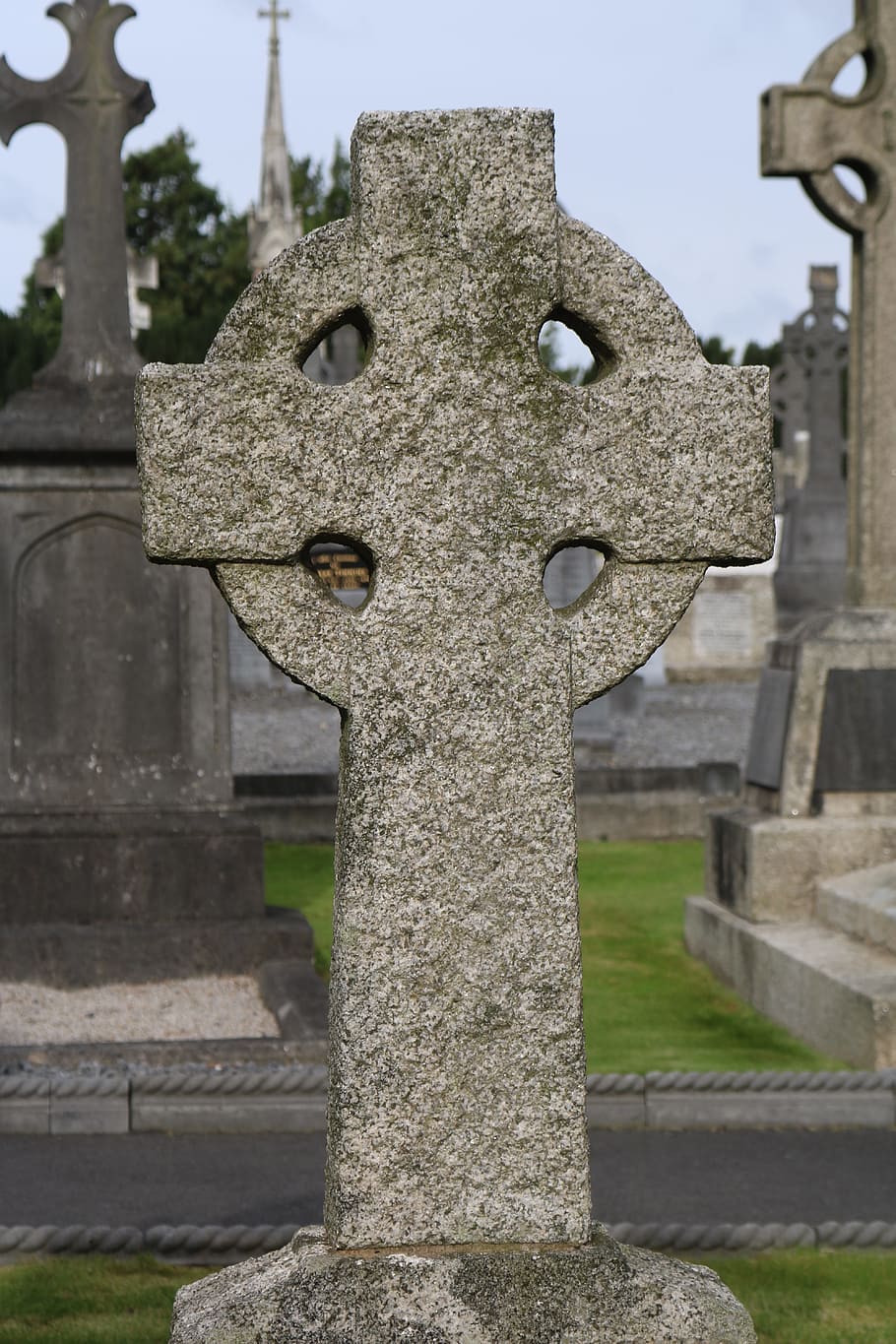 glasnevin, dublin, irlandia, kuburan, batu nisan, celtic, pemakaman, tempat untuk beristirahat, kuburan tua, makam