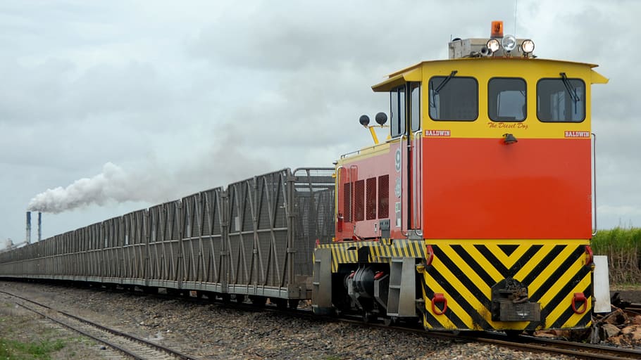 Train, Railway, Sugar Cane, Australia, railroad Track, transportation, locomotive, station, mode of Transport, steam Train