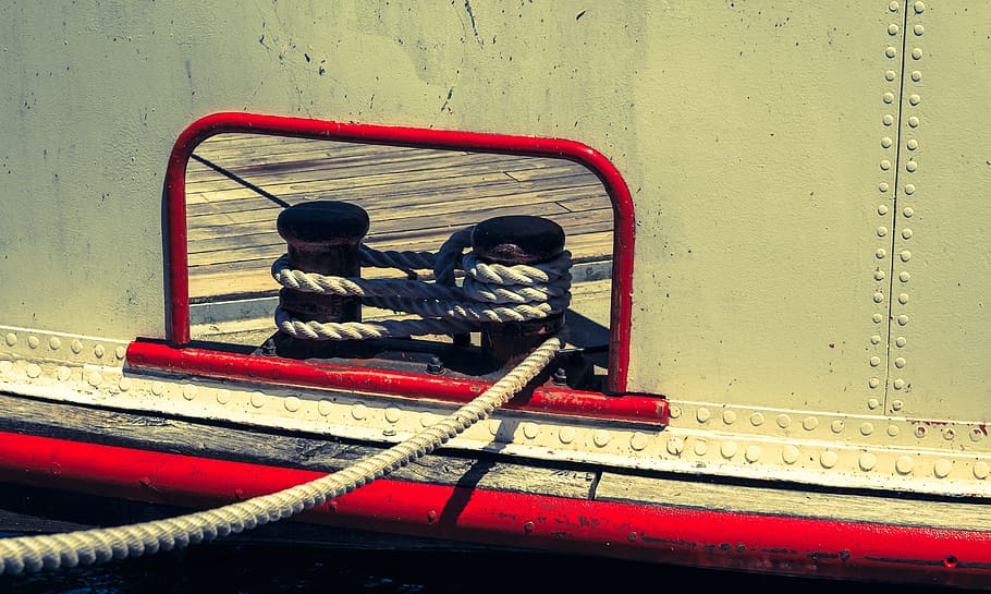 boat rope, bug, detail of a ship, boot, shipping, port, seafaring, crossing, ferry, yacht