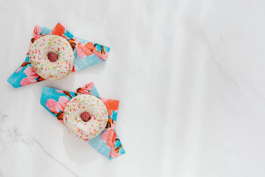 donut, doughnuts, copy, copy space, flat, flatlay, background, Donuts, paper, napkins