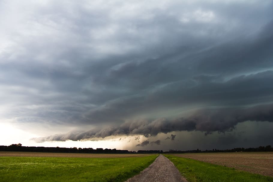 sky, forward, storm, thunderstorm, weather mood, clouds, shelf cloud, gust front, squall line, thundercloud