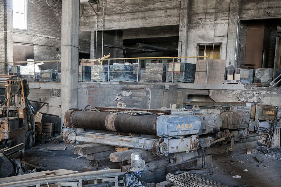 Abandoned, Factory, Empty, Decay, Ruin, abandoned factory, building, broken, old, brick