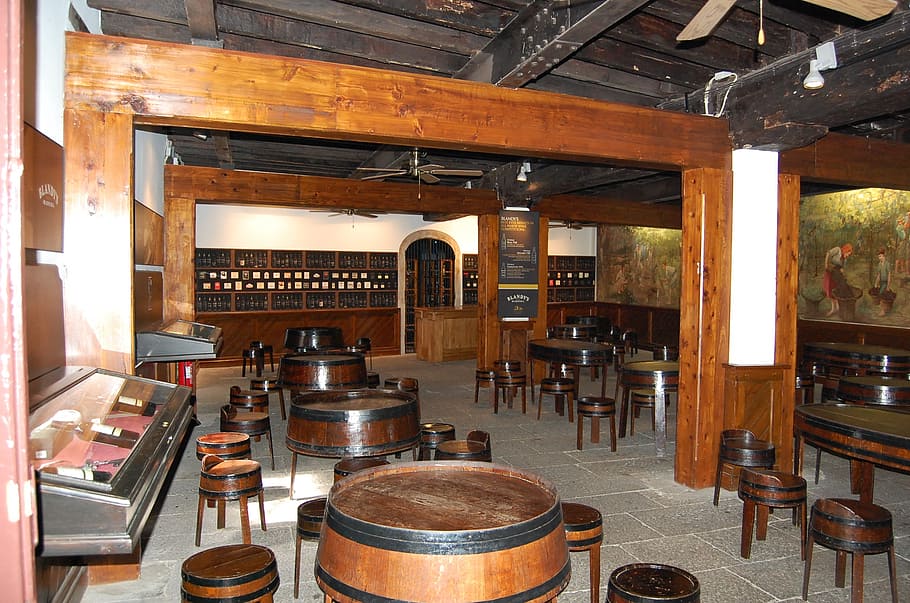 madeira, funchal, wine house, wood - material, food and drink, indoors, bar - drink establishment, business, container, brewery