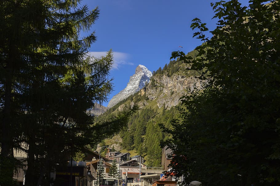 matterhorn, zermatt, switzerland, alpine, mountains, landscape, valais, series 4000, mountaineering, nature