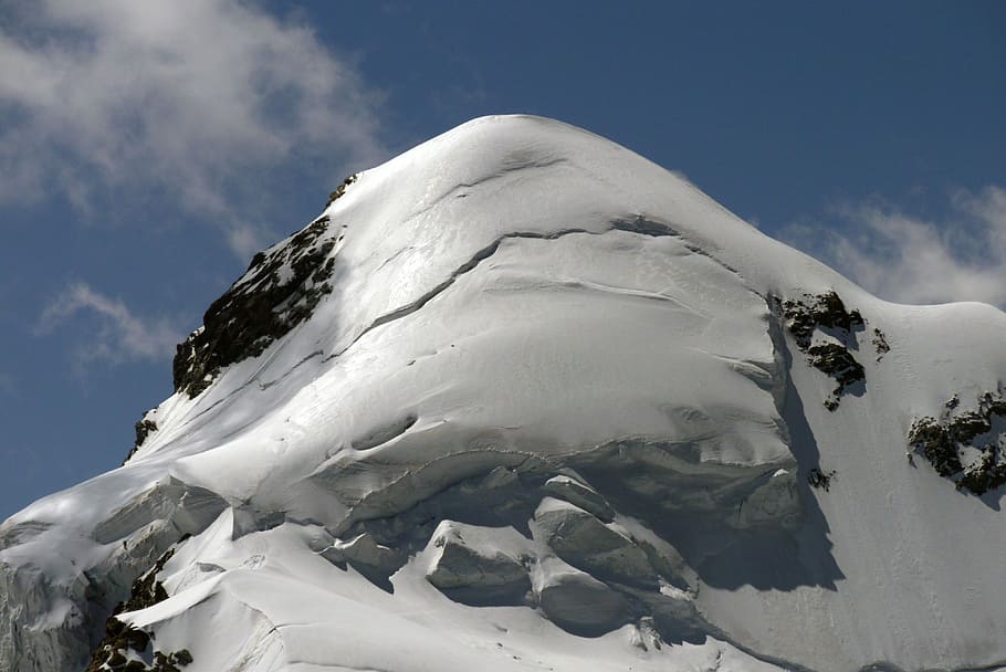 Pollux, Zermatt, Pegunungan, monterosa, switzerland, valais, salju, alpine, rock, seri 4000