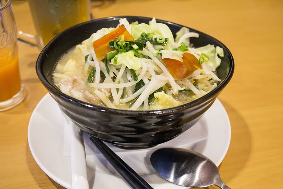 bowl, noodles, soup, ramen, food, meal, asian, noodle, lunch, delicious