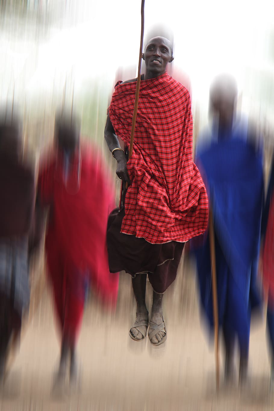 man, surrounded, people levitating, africa, personal, tribe, tribal dance, travel, people, human