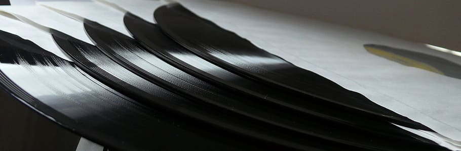 close-up photo, several, vinyl discs, Vinyl, Music, Record, music, record, analog reproduction, turntable, stereo