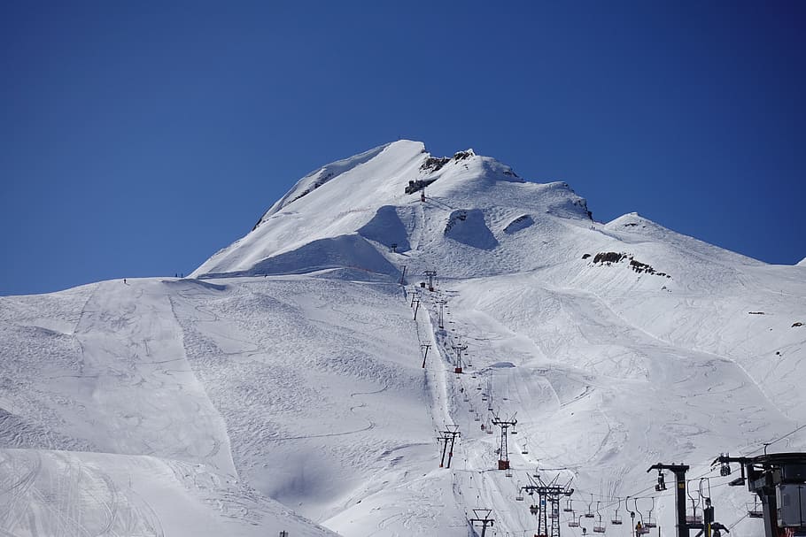 Brienzer Rothorn, zona de esquí, telesilla, nieve, montaña, invierno, cumbre de la montaña, frío, temperatura fría, paisajes: naturaleza