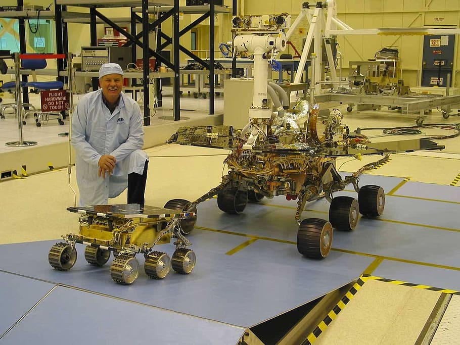 space probe, research, space, space travel, mars rover, industry, occupation, machinery, full length, one person