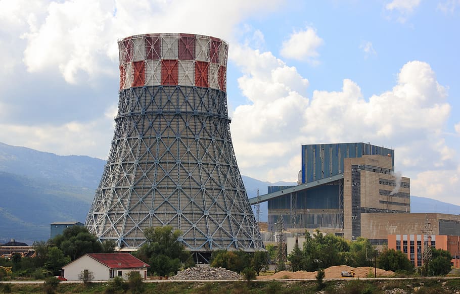 Power Plant, Power, Plant, Electricity, power, plant, electric, cooling, bosnia, herzegovina, tower