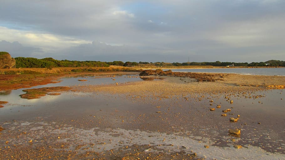 rotnest island, western, Landscape, Island, Western Australia, Australia, landscapes, public domain, sky, water