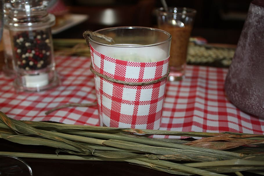 Oktoberfest Deco Checkered Checkered Red Bavaria Red White