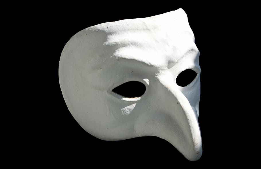 plague mask, mask, pulcinella, pulcinella mask, nose, theater, venice, carnival, operetta, panel