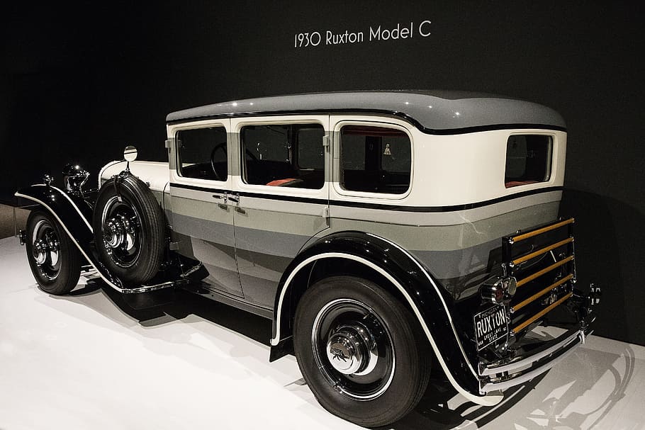 Mobil, Ruxton, Model C, Art Deco, 1930 model ruxton c, kemewahan, transportasi, suhu dingin, musim dingin, tidak ada orang