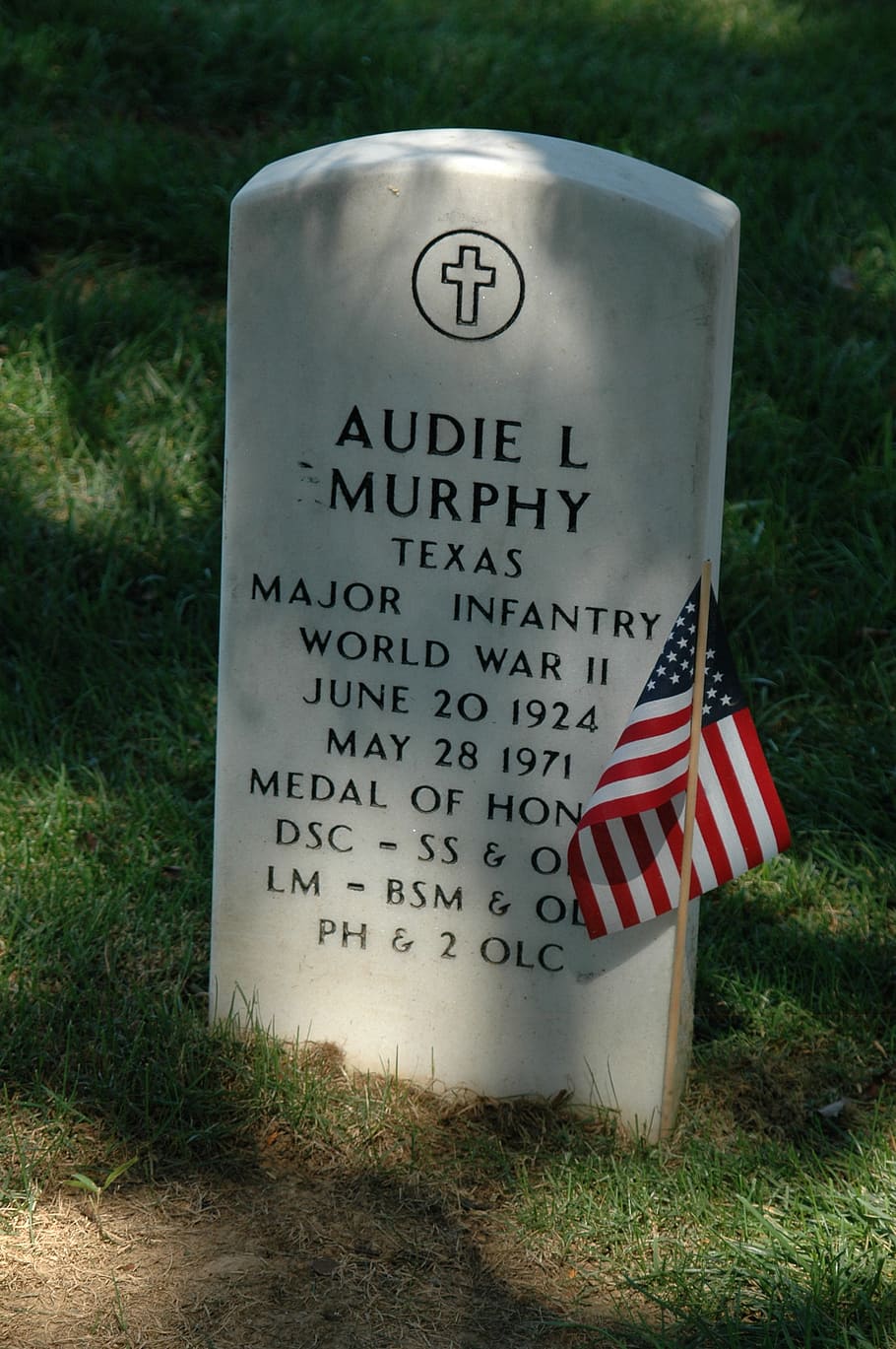 tombstone, audie murphy, gravestone, cemetery, memory, patriotic, victim, war, uSA, text