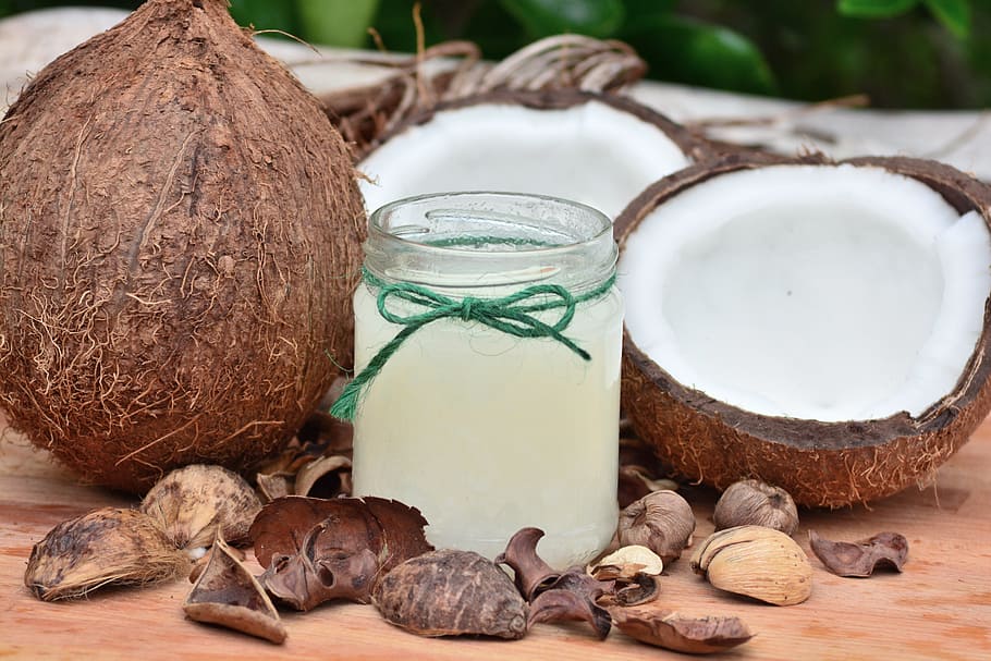 coconut, food, nut, fruit, healthy, coconut oil, oil, homemade, ingredient, raw