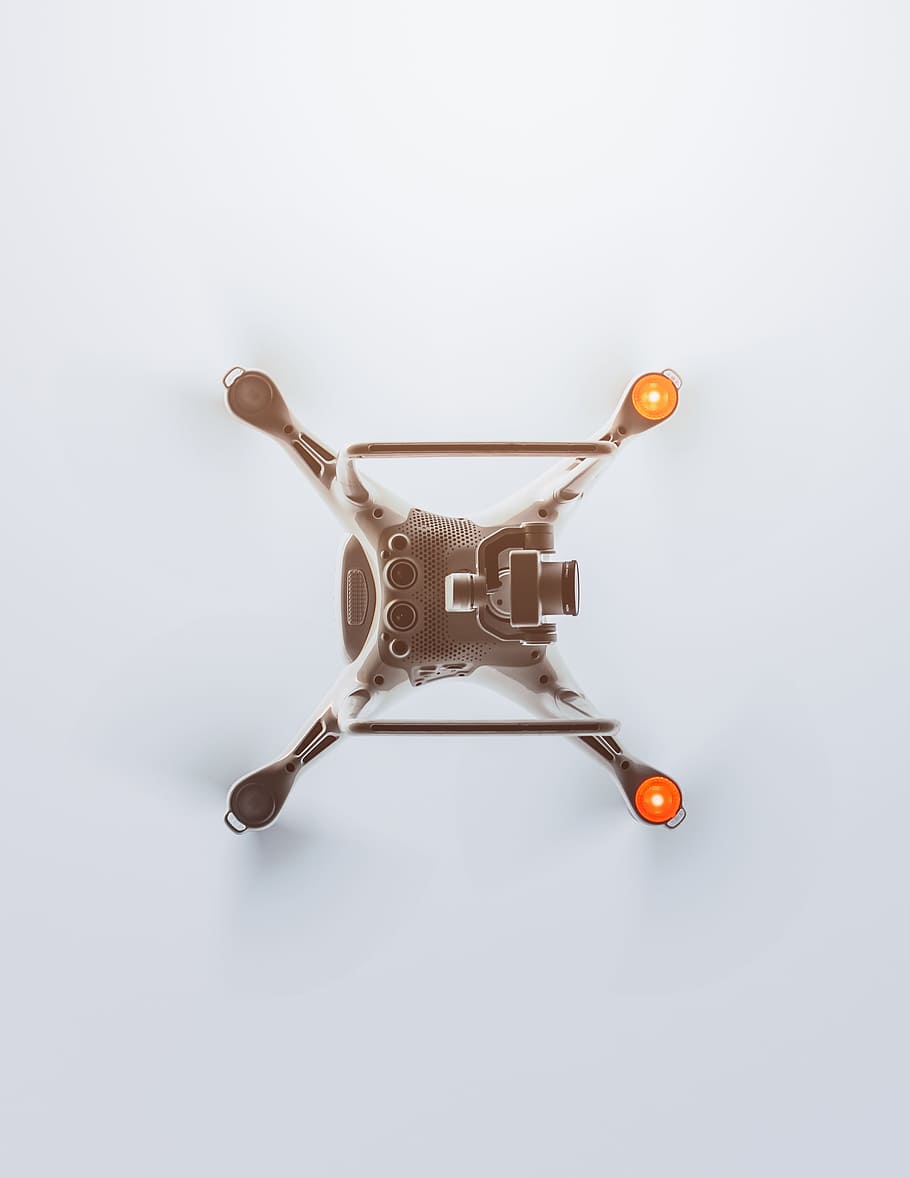 minimal drone, Minimal, Drone, technology, toy, no People, studio shot, white background, full length, close-up