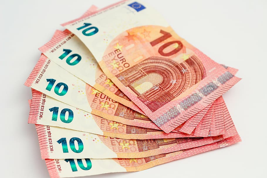 seis, billetes de 10 euros, dinero, euros, billetes de banco, billetes, moneda, papel moneda, 10 euros, finanzas