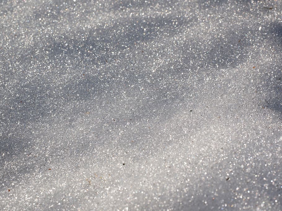 gray satin textile, snow crystals, crystals, snow, frozen, ice, cold, winter, frosty, sparkle