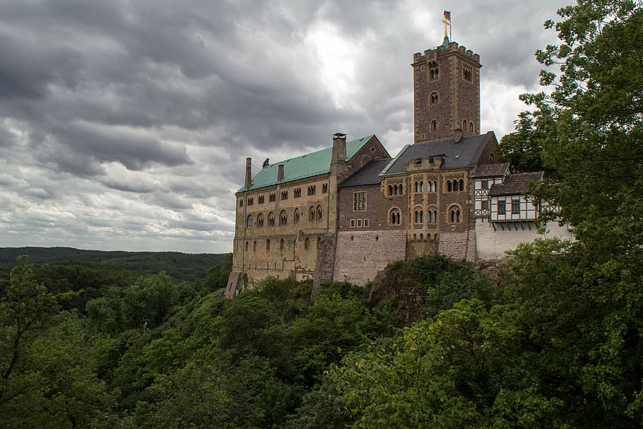 thuringia germany, castle, wartburg castle, eisenach, world heritage, architecture, tower, famous Place, history, fort