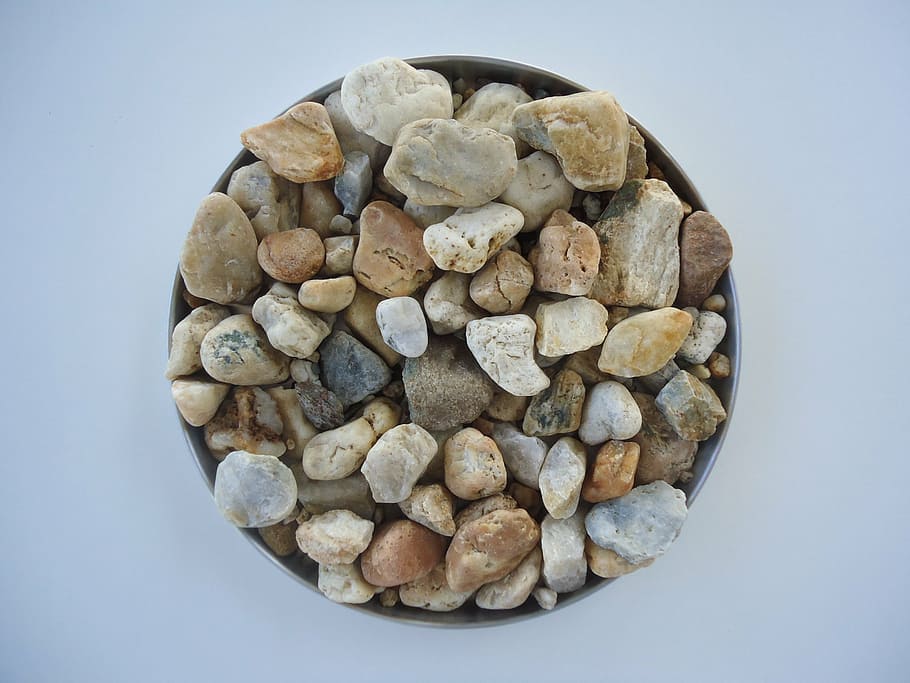 pebble lot, round bowl, stone, rocks, rock, brazil, crushed stone, gaspar, the resort camboríu, texture
