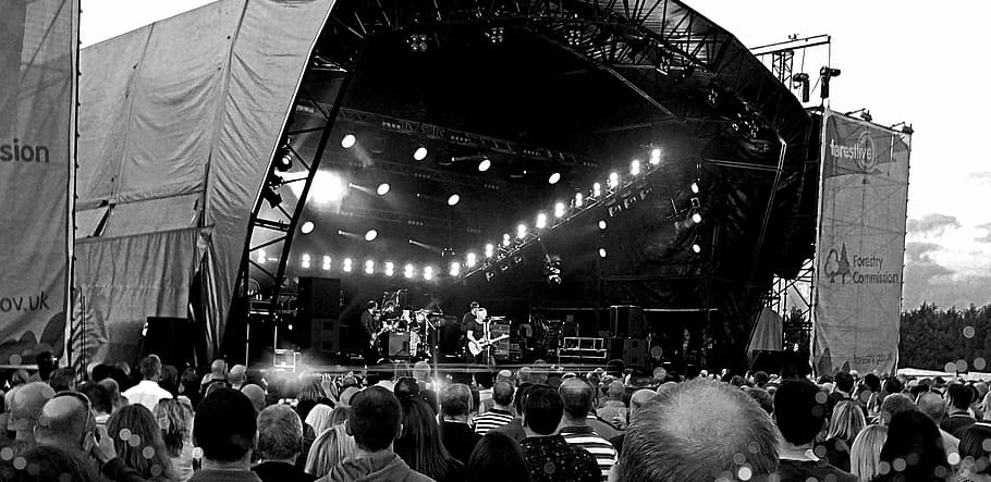 concert on stage, concert, rock, rock n roll, rock and roll, gig, stage, festival, party, open air