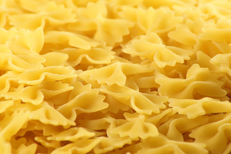 farfalle, noodles, pasta, food, italian, cuisine, meal, raw, uncooked, dry