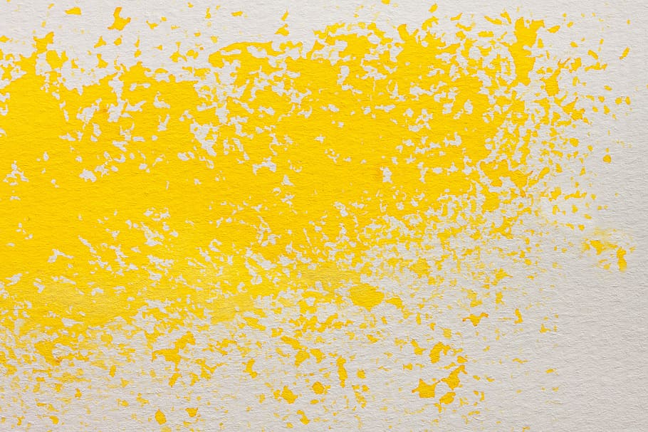 kuning, putih, abstrak, lukisan, lukisan abstrak, cat air, teknik melukis, larut dalam air, tidak buram, warna