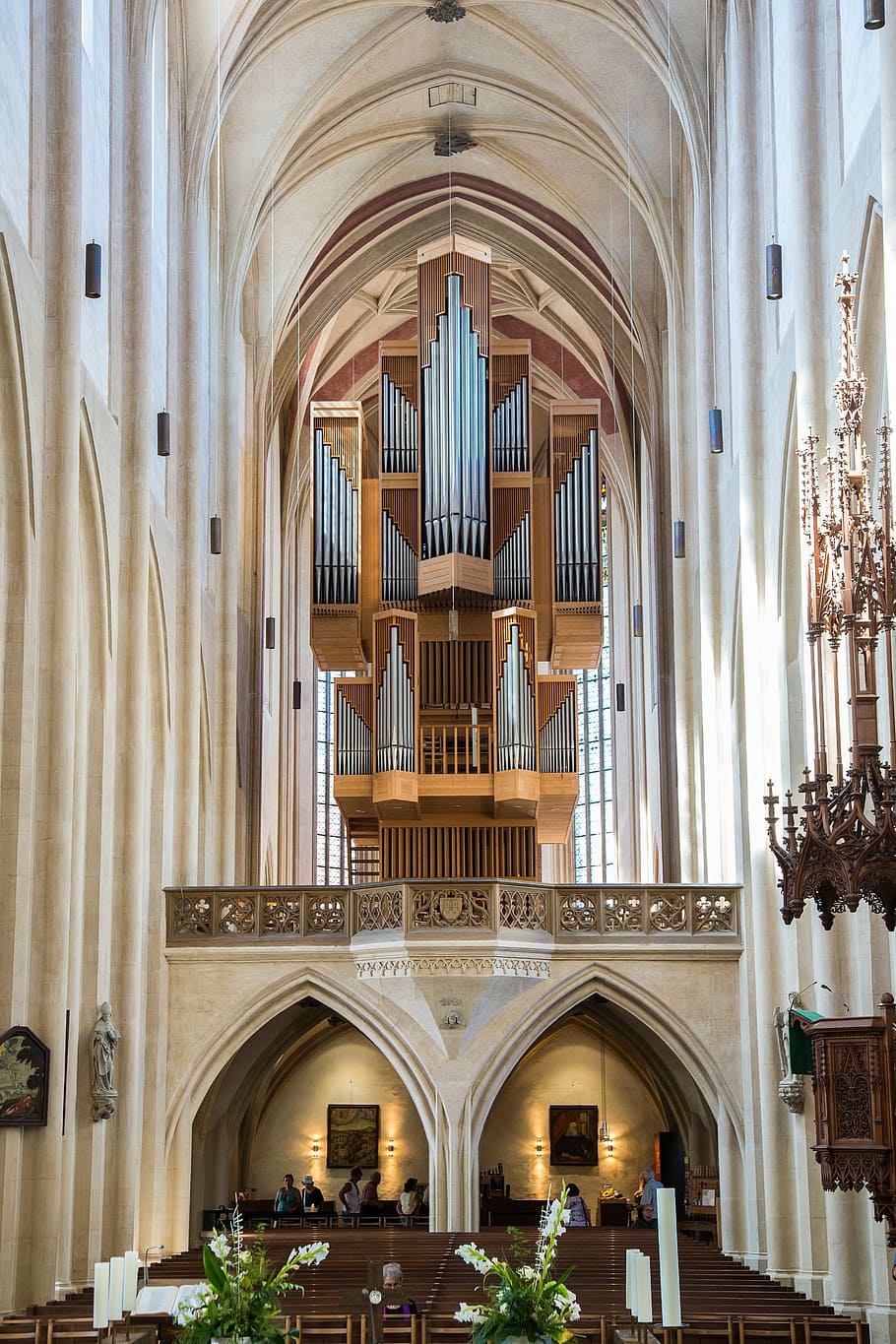 rothenburg of the deaf, rothenburg, st jacob, city church, organ, church, cathedral, architecture, christianity, religion