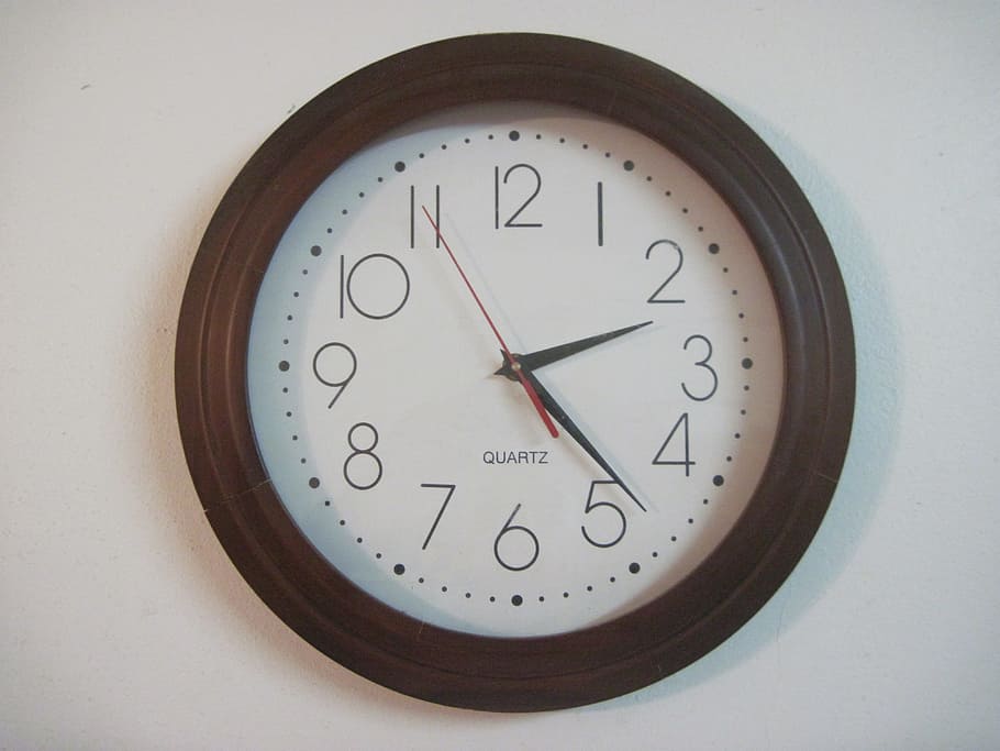 Analog Clock, Daylight Savings, clock, time management, time, analog, countdown, classic, circle, wall