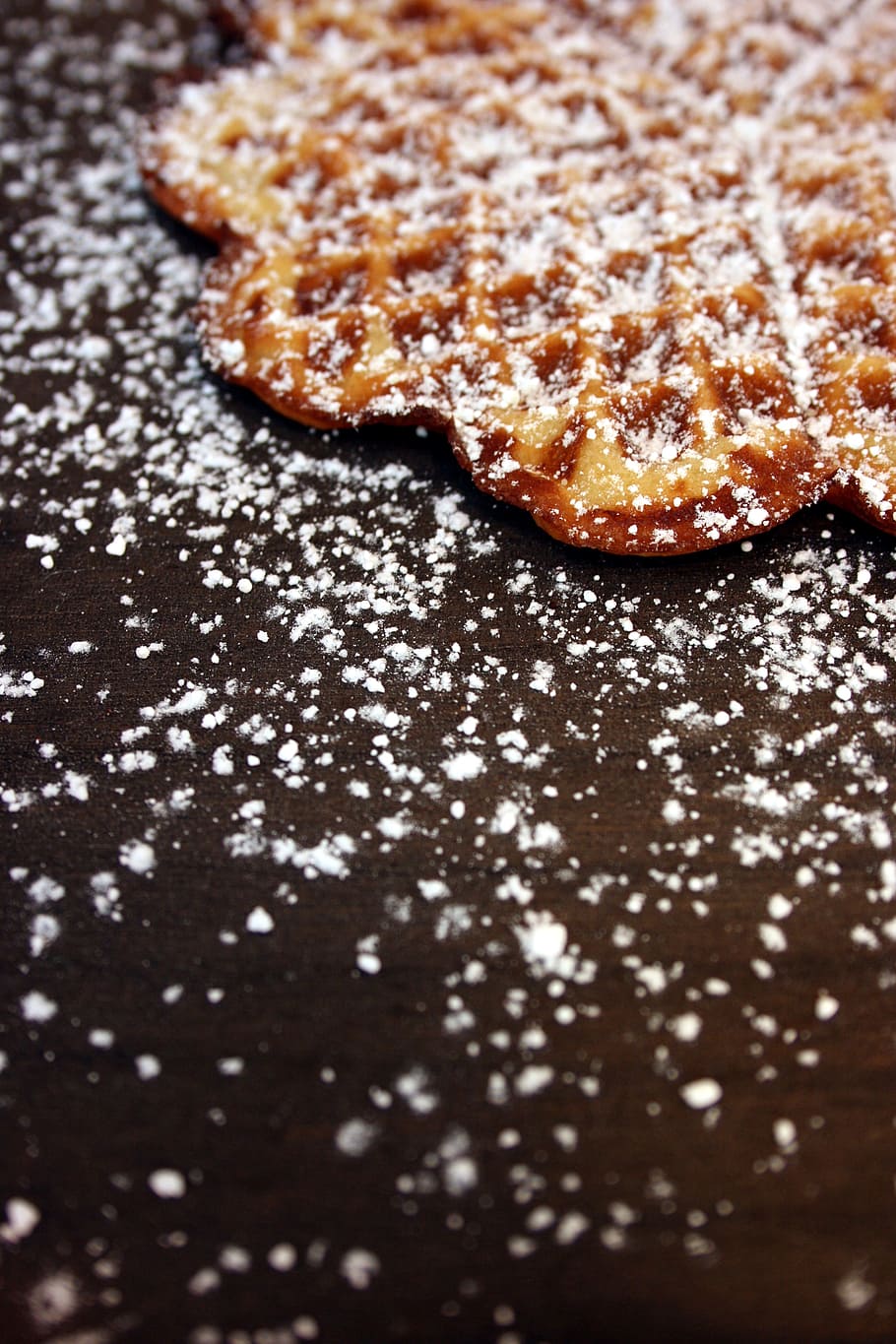 pastry, confectioner sugar, waffle, sugar, sweetness, food, icing sugar, sweet, baked, herzchen