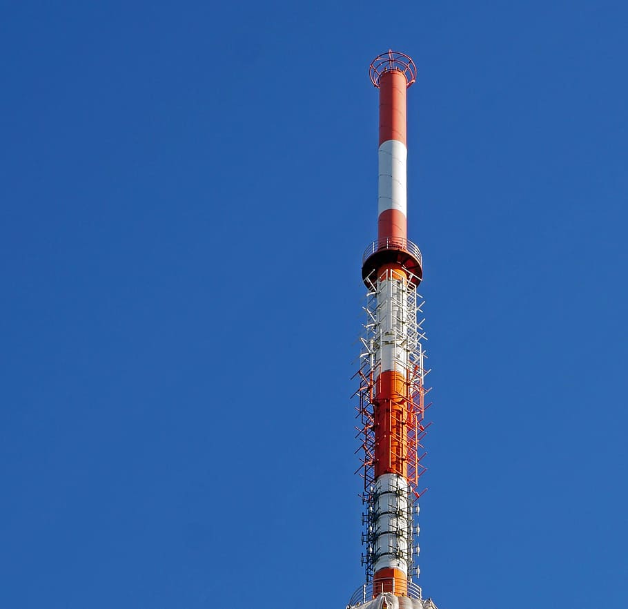 transmission tower, mast tip, radio, watch tv, fm, dab, broadcast, transmitter, wdr, northern bright